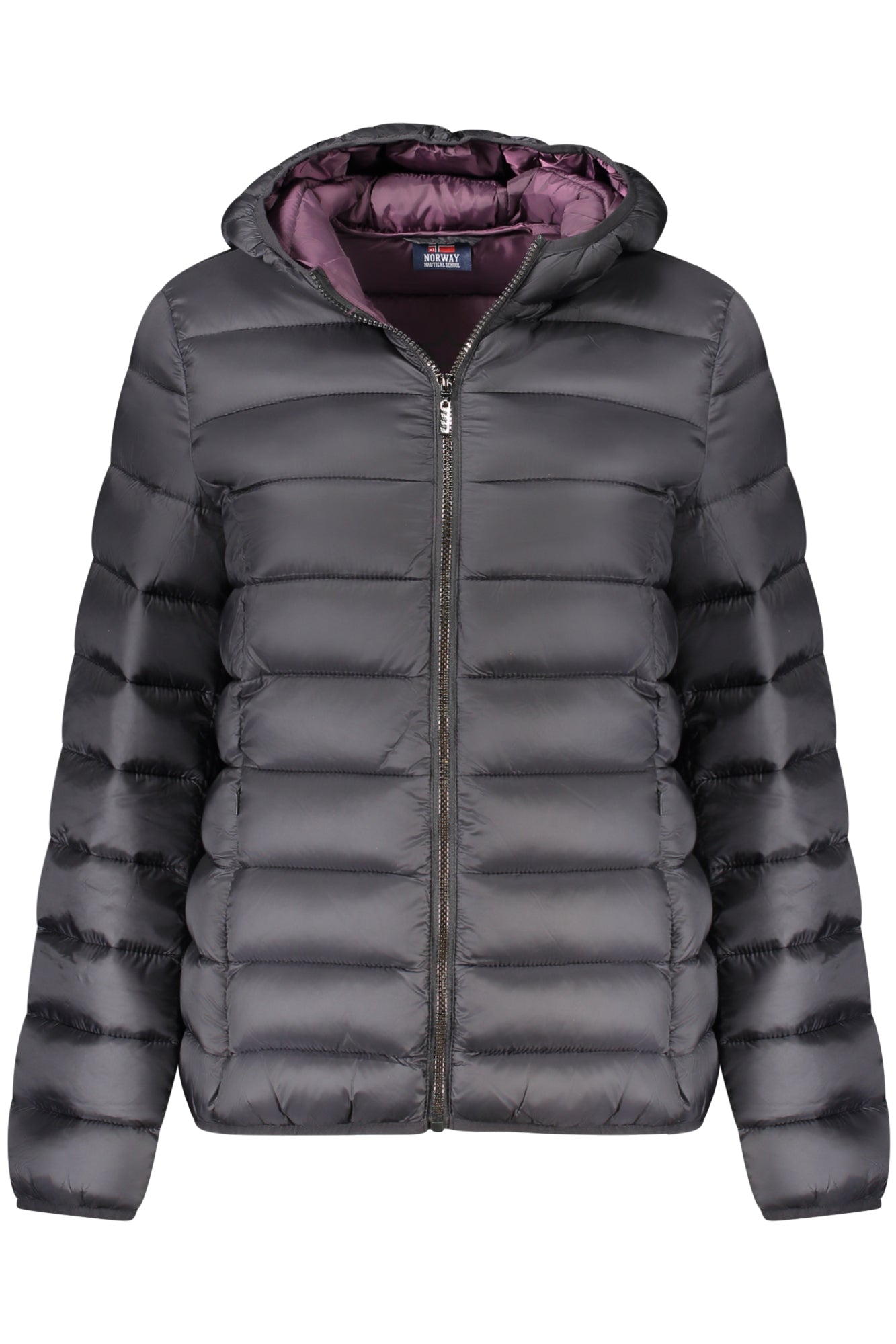 NORWAY 1963 Rosa Damenjacke – Warme Winterjacke mit Kapuze für Damen Schwarz