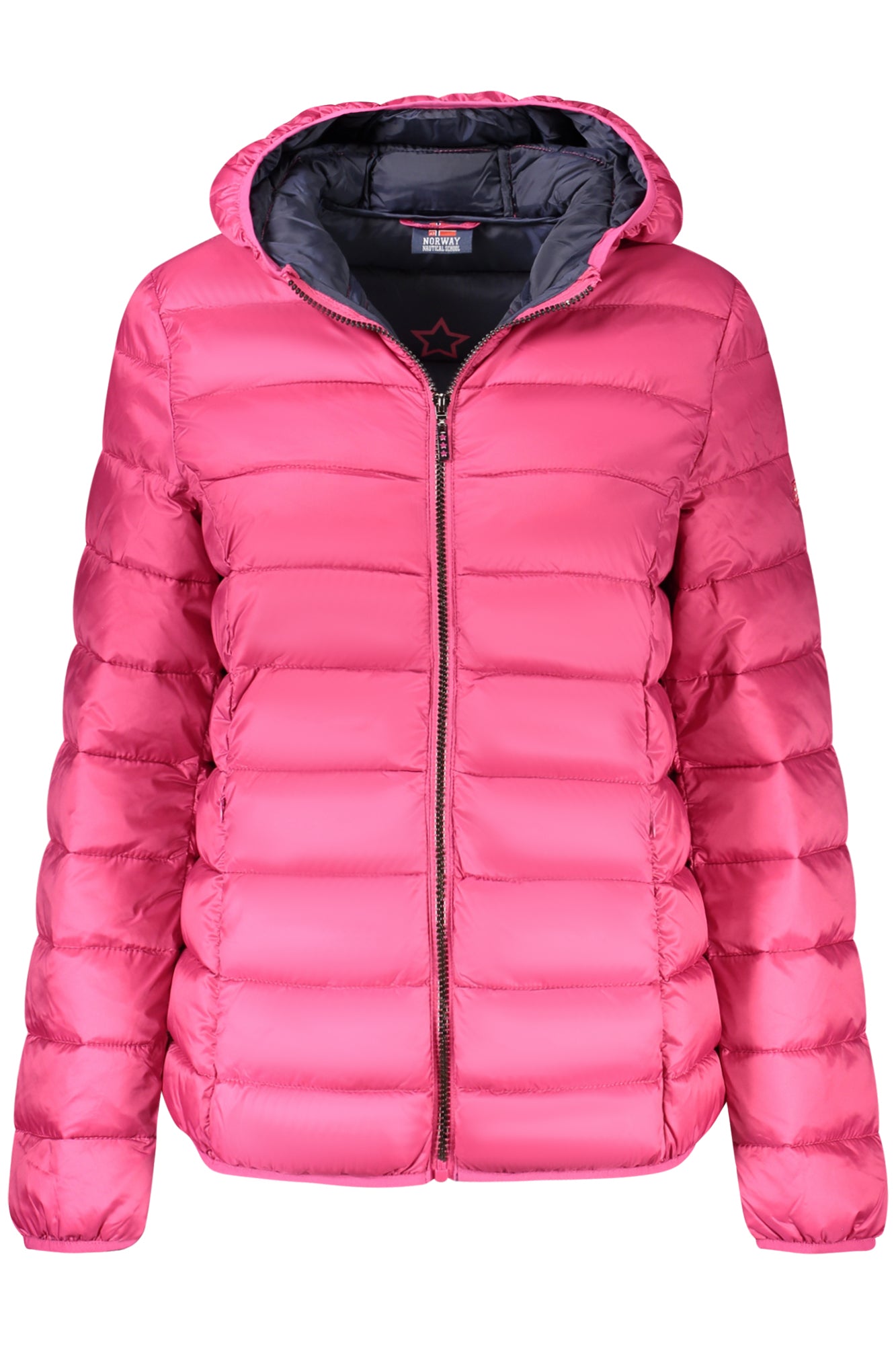 NORWAY 1963 Rosa Damenjacke – Warme Winterjacke mit Kapuze für Damen Rosa