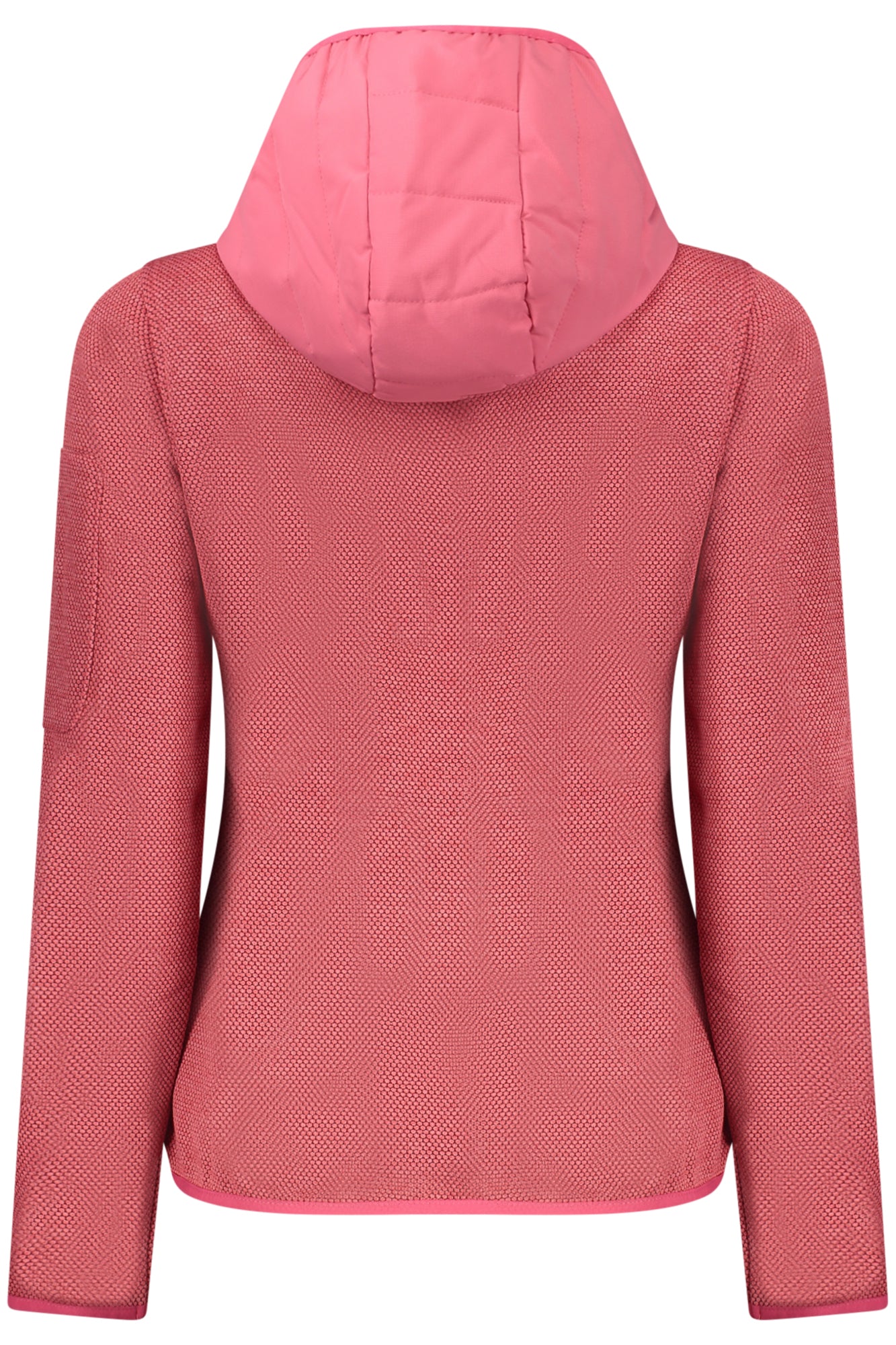NORWAY 1963 Rosa Damenjacke mit Fleecefutter – Warme Kapuzenjacke für Herbst/Winter Rosa