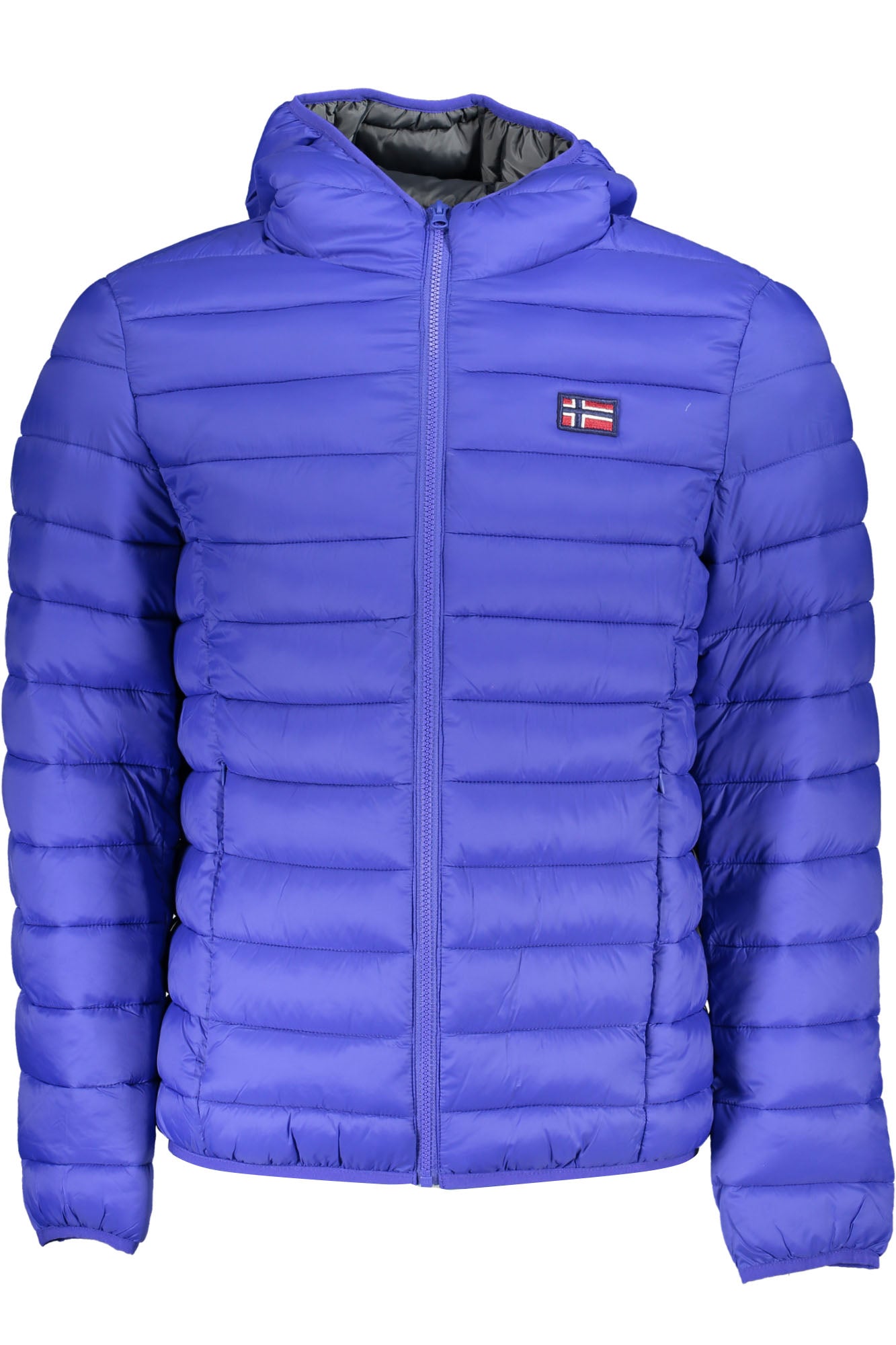 NORWAY 1963 Blaue Herrenjacke – Wasserdichte Kapuzenjacke für Herbst/Winter Blau