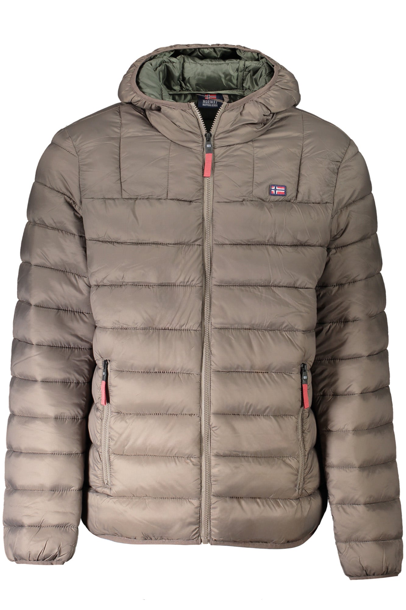 NORWAY 1963 Herren Jacke – mit Kapuze, mit Taschen Braun