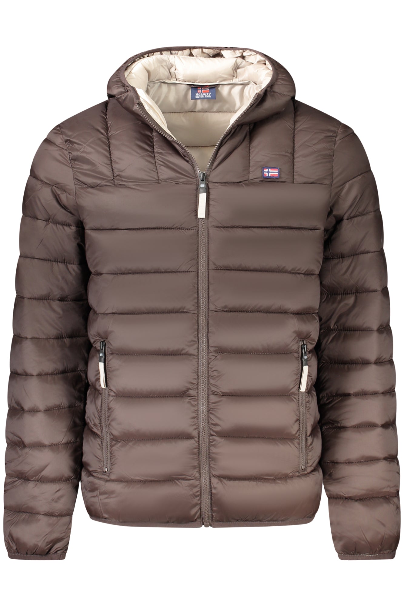 NORWAY 1963 Blaue Herrenjacke – Winddichte Outdoor-Jacke für Herbst/Winter Braun