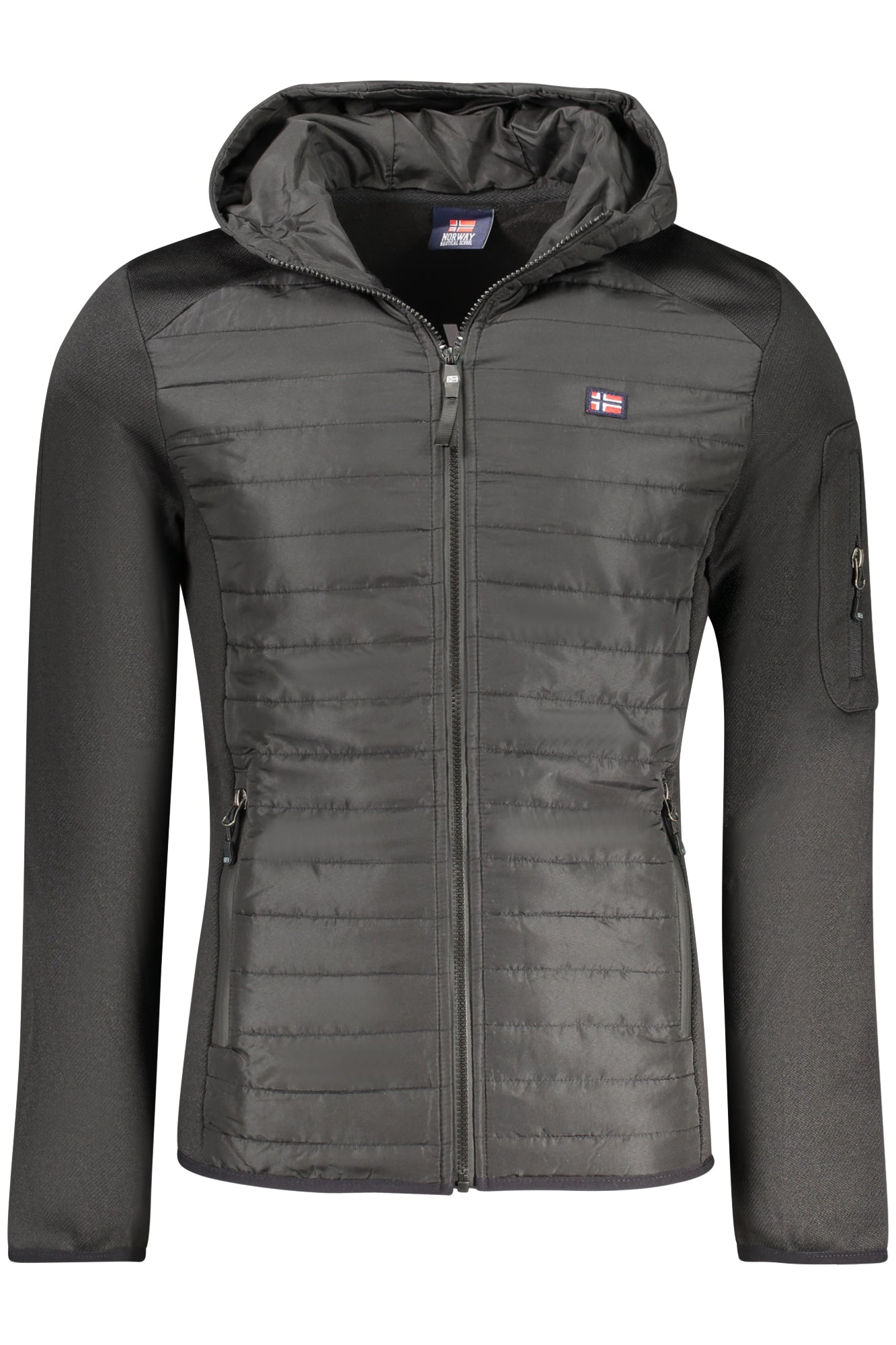 NORWAY 1963 Herren Jacke – mit Kapuze, mit Taschen Schwarz