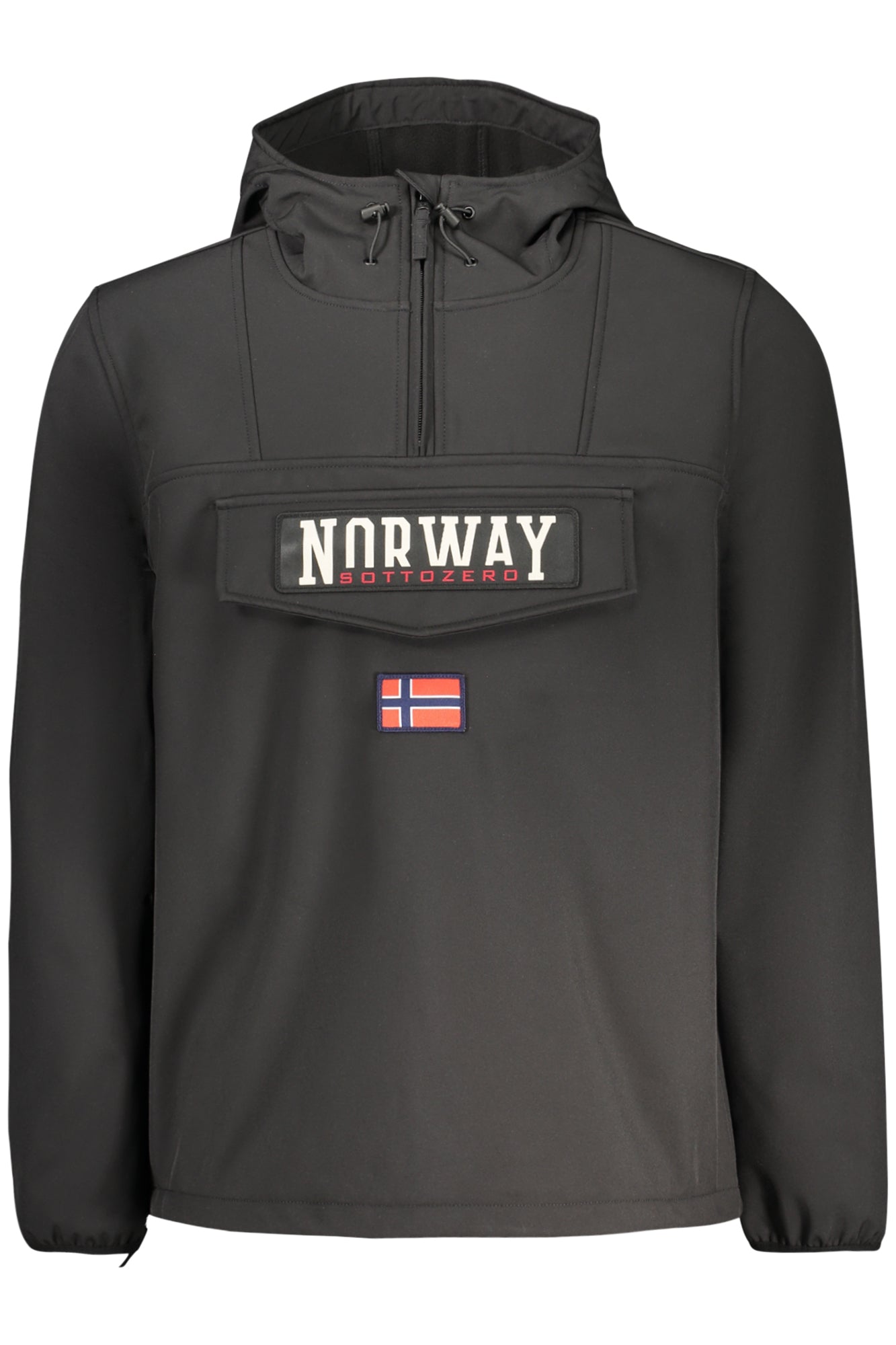 NORWAY 1963 Herren Jacke – Winddichte Winterjacke mit Fleece-Futter für Herren Schwarz