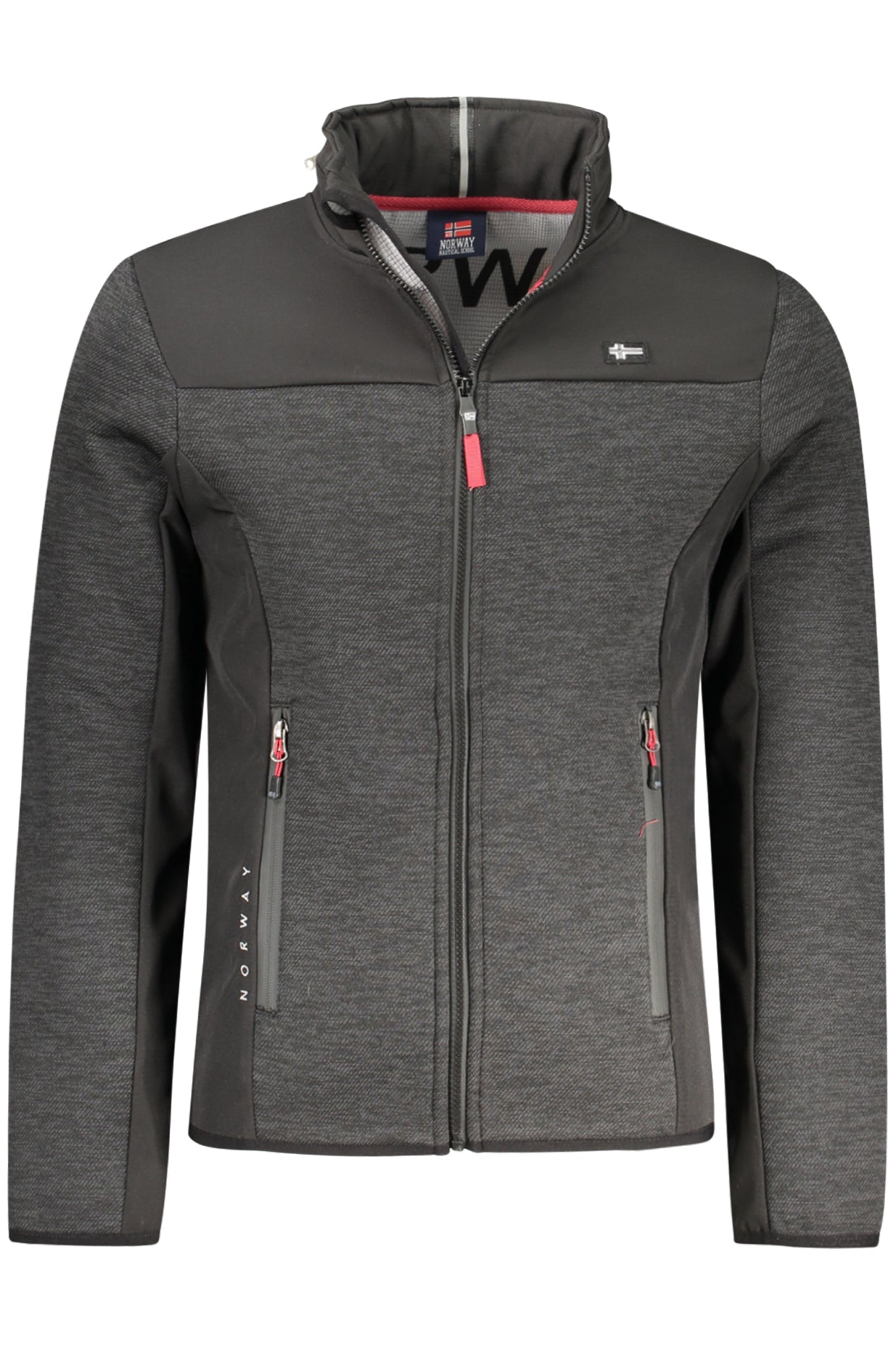 NORWAY 1963 Herren Jacke – Winddichte Winterjacke mit Fleece-Futter für Herren Schwarz Hauptbild
