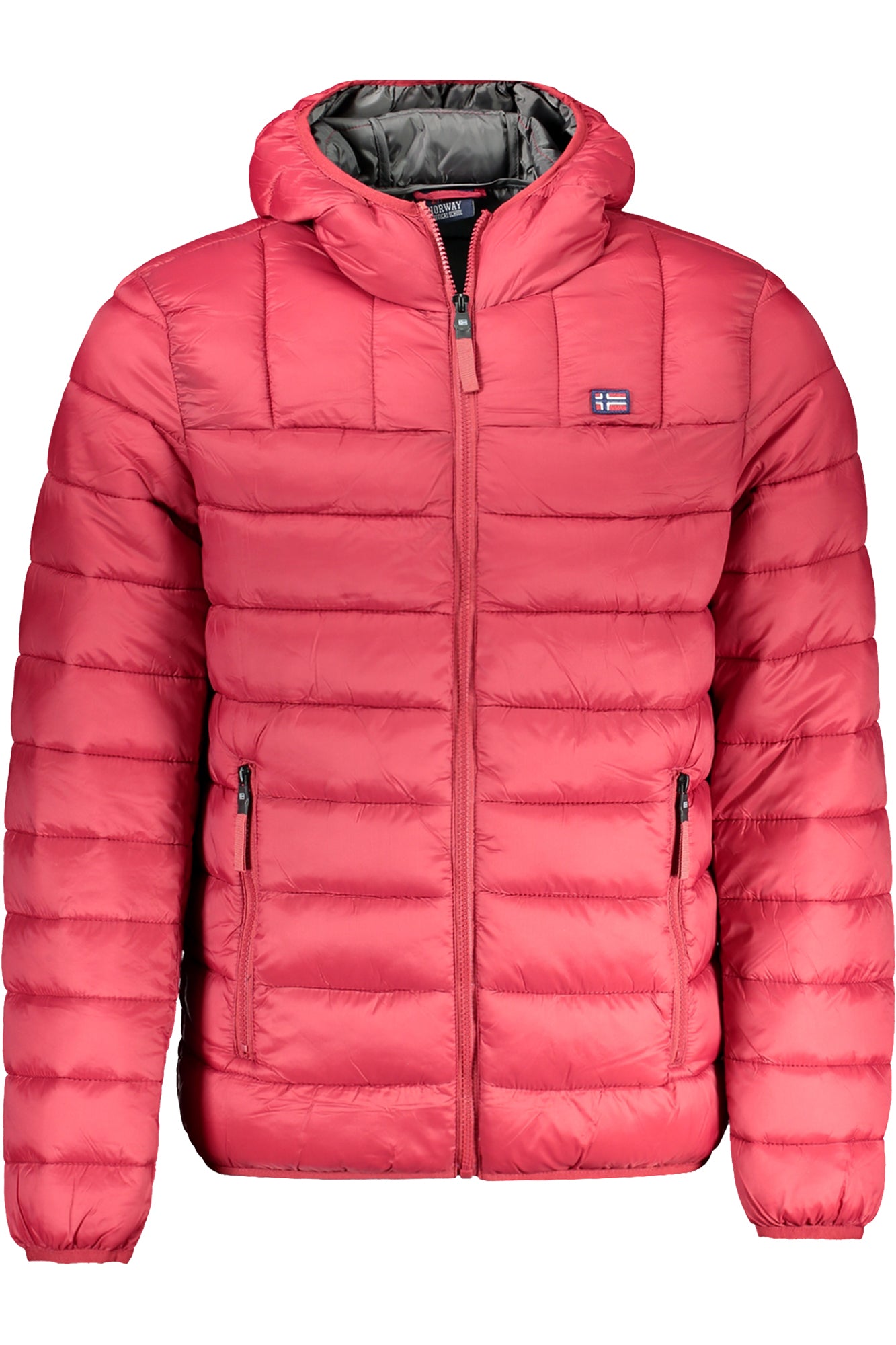 NORWAY 1963 Blaue Herrenjacke – Winddichte Outdoor-Jacke für Herbst/Winter Rot