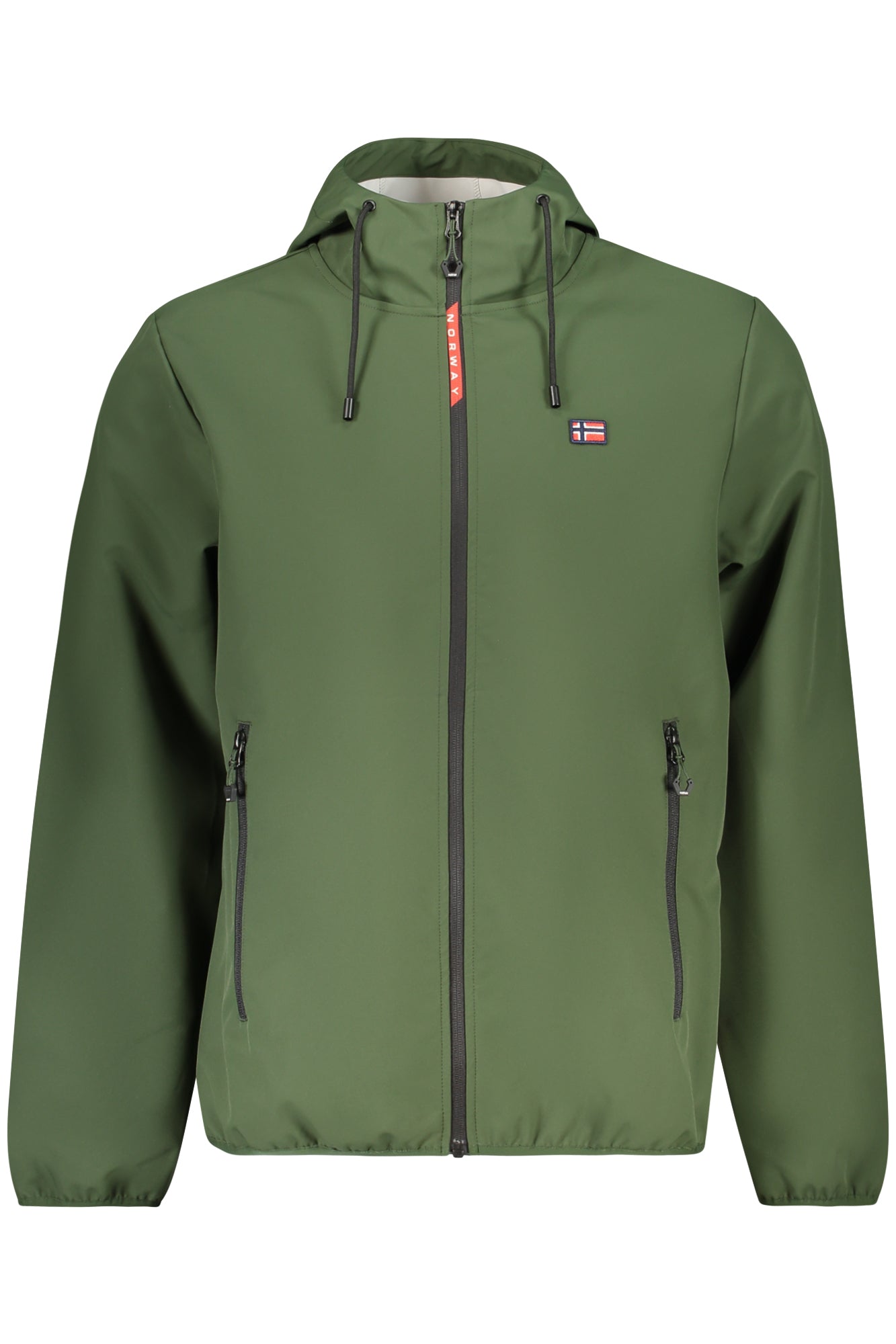 NORWAY 1963 Herren Softshell-Jacke Grün – Leichte Kapuzenjacke für Frühling/Sommer Grün Hauptbild