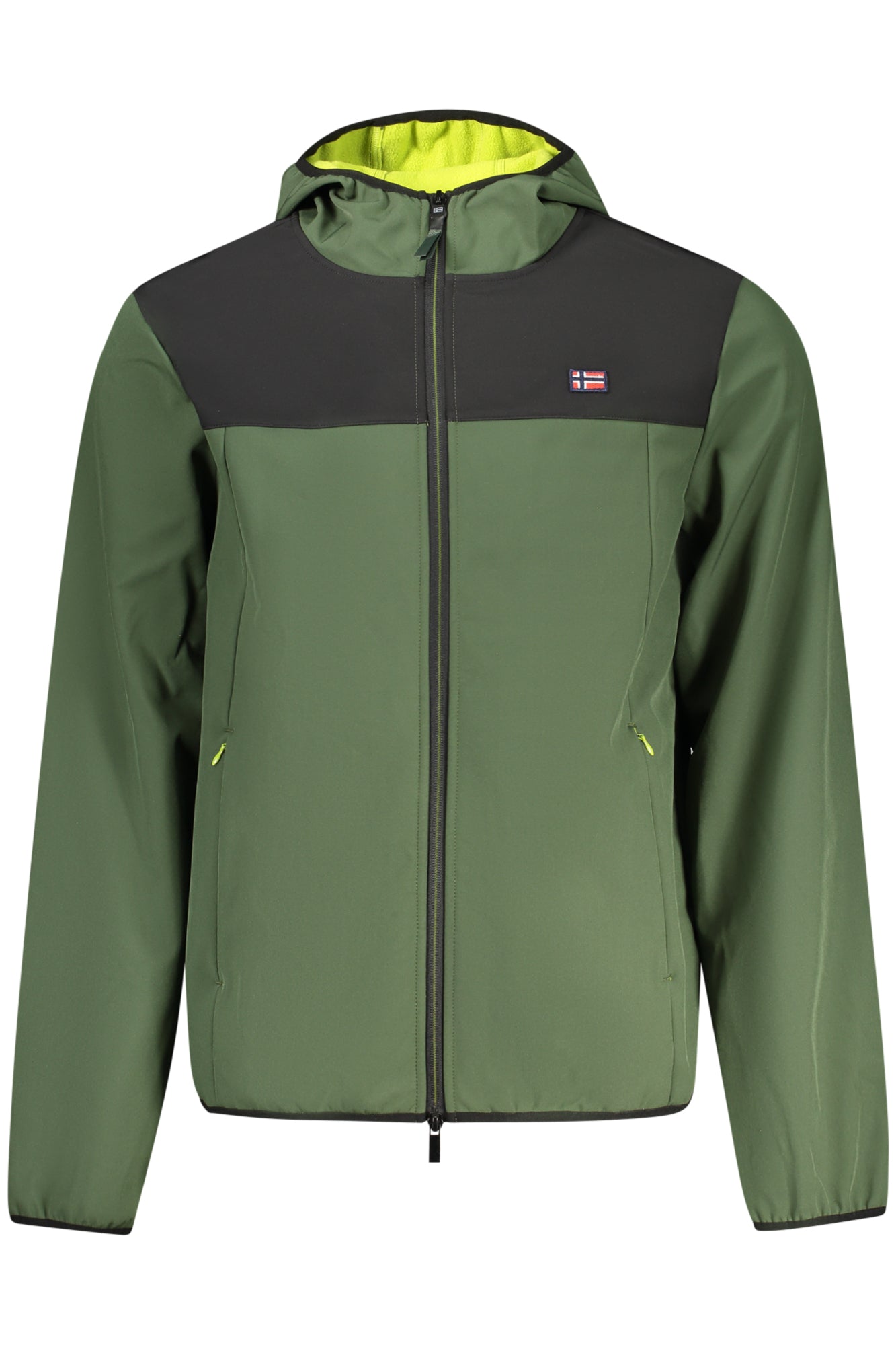 NORWAY 1963 Herren Jacke – Blaue Softshell mit Kapuze für Herbst/Winter Grün
