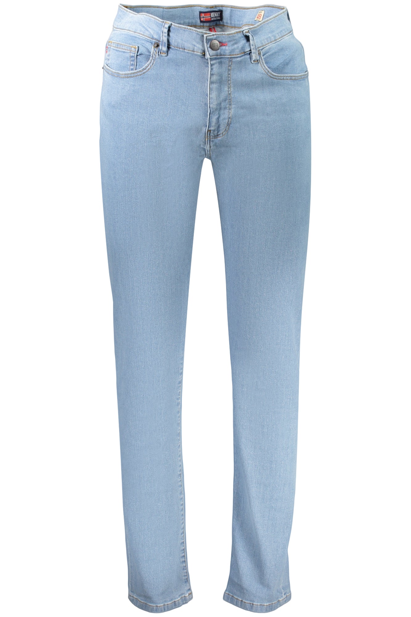 NORWAY 1963 Herren Jeans – mit Taschen, mit Reißverschluss Hellblau