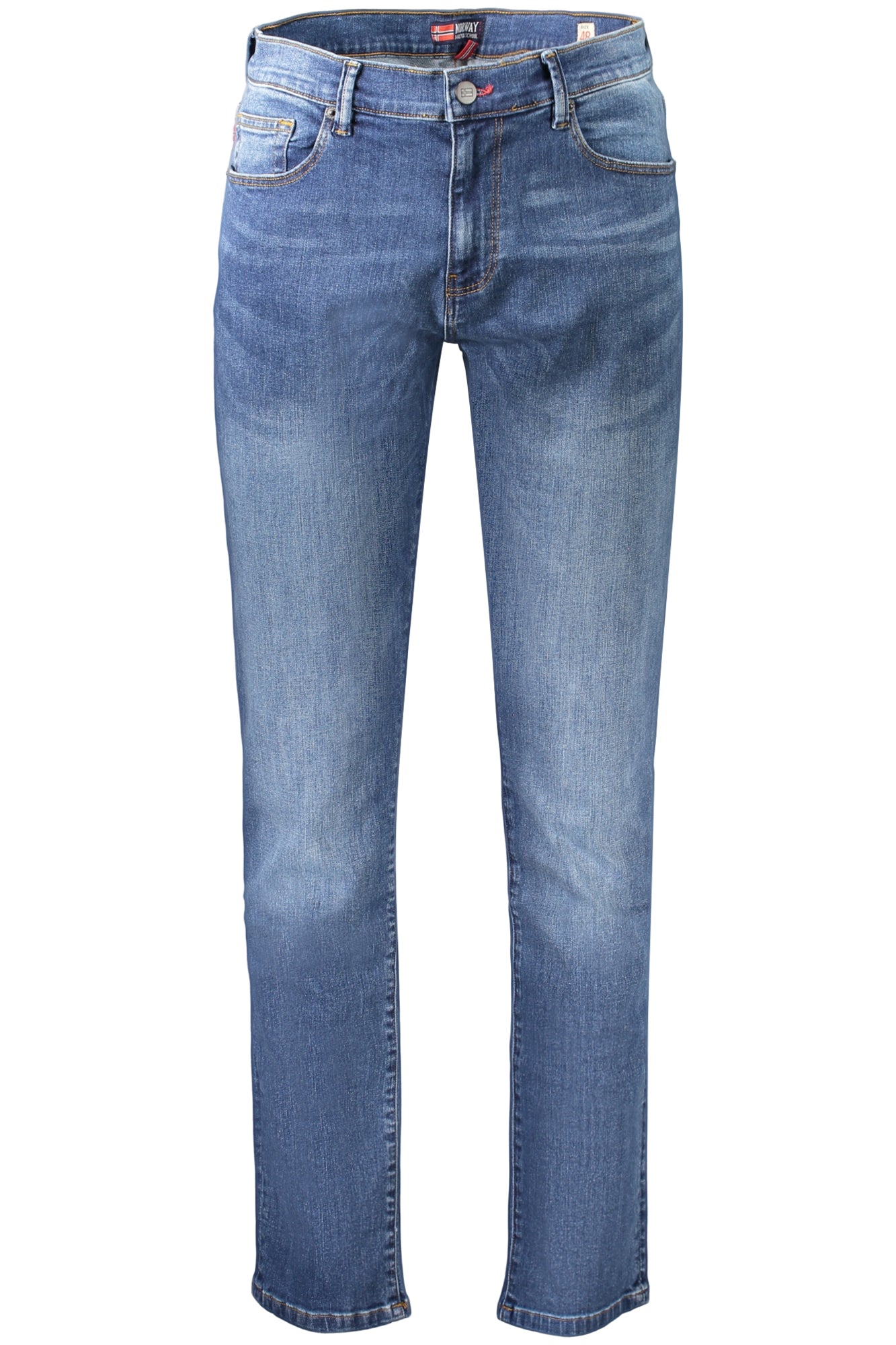 NORWAY 1963 Herren Jeans – mit Taschen, mit Reißverschluss Blau