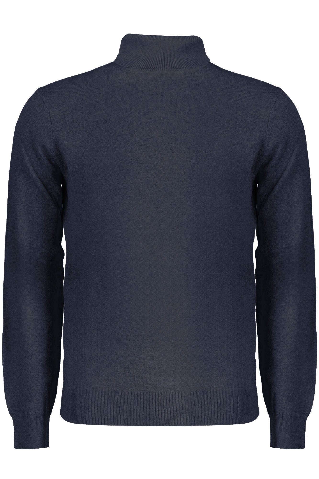 NORWAY 1963 Herrenhemd – Langärmliges Rollkragen-Shirt mit Stickerei | Herbst/Winter Blau