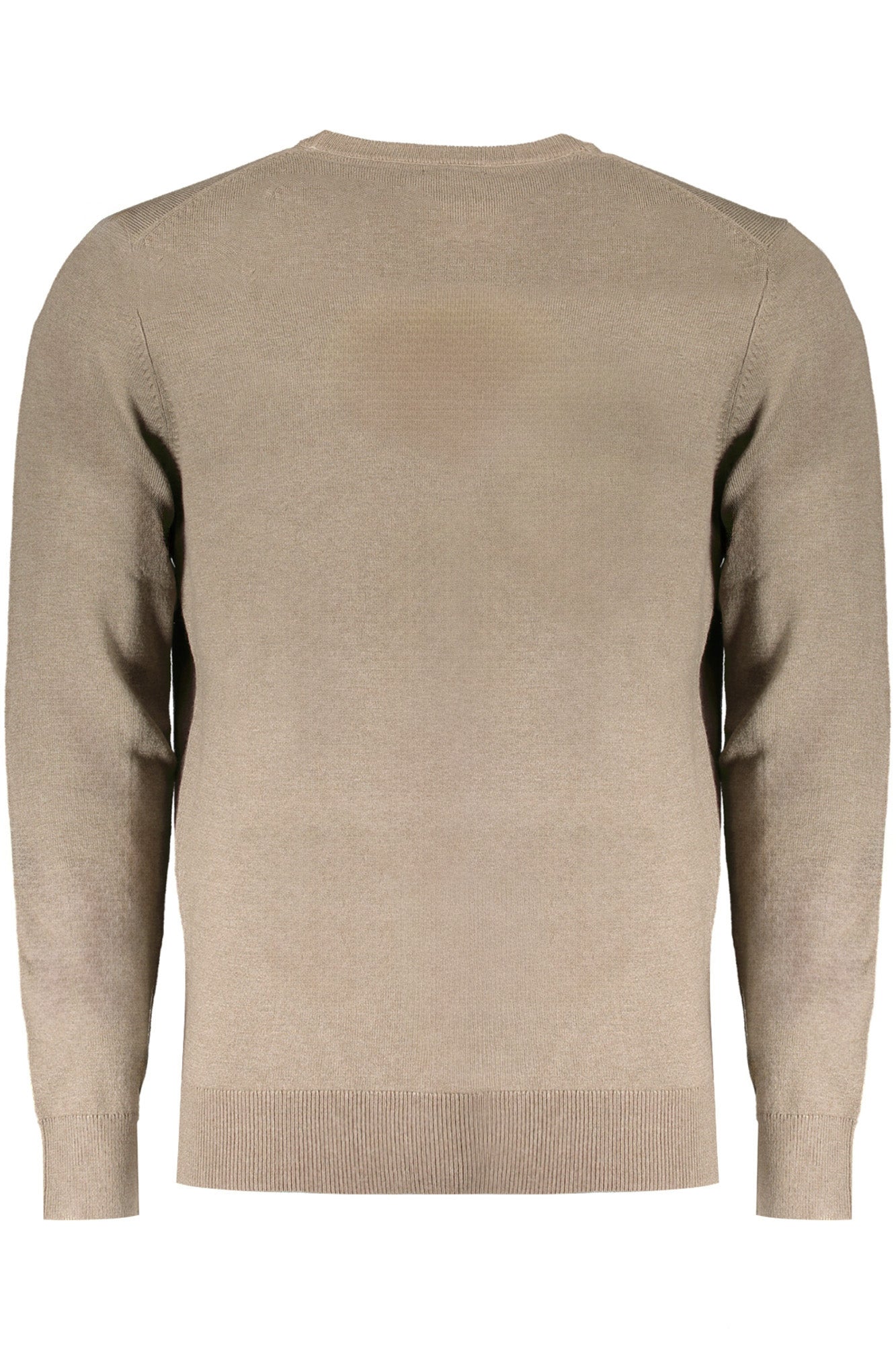 NORWAY 1963 Herren Pullover Grau – Langarm mit Stickerei für Herbst/Winter Braun