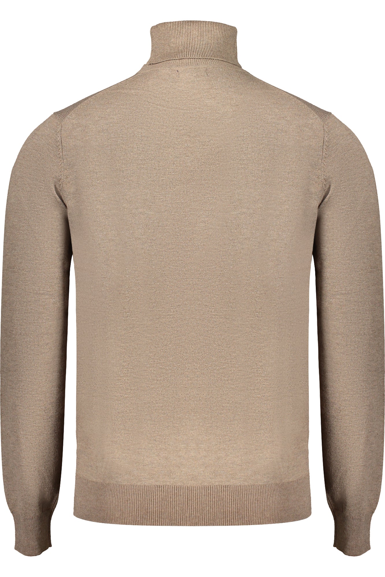 NORWAY 1963 Herrenhemd – Langärmliges Rollkragen-Shirt mit Stickerei | Herbst/Winter Braun