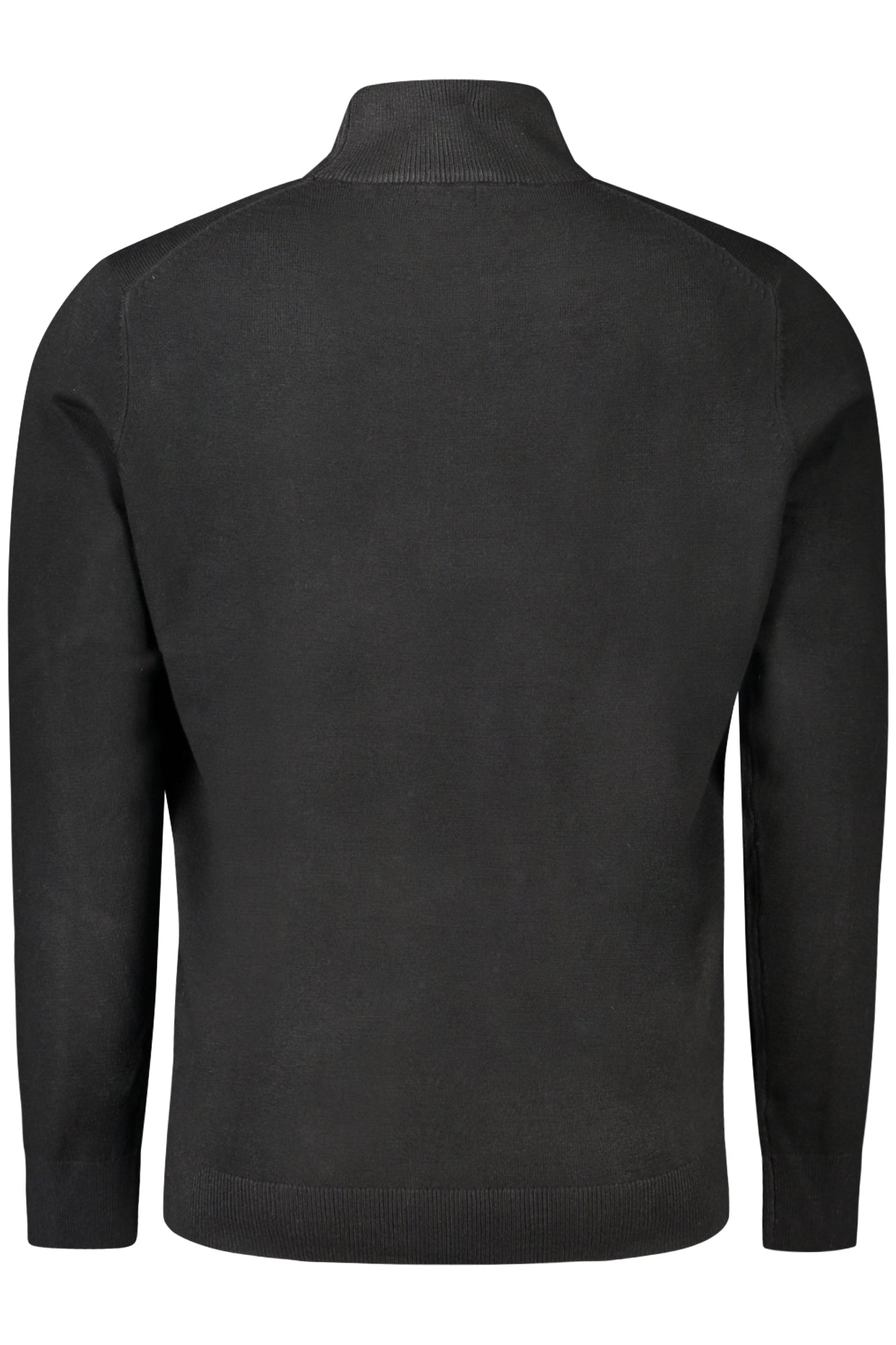 NORWAY 1963 Herrenshirt – Blaues Langarmshirt mit Stickerei für Herbst/Winter Schwarz