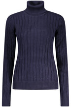 NORWEGEN 1963 DAMEN BLAUER PULLOVER
