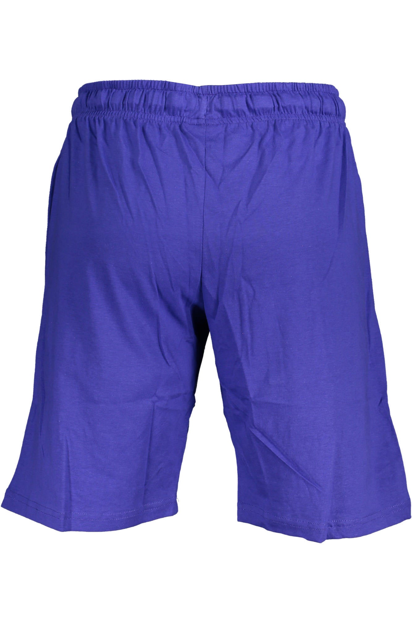 NORWAY 1963 Blaue Bermudashose Herren – Elastischer Bund mit Logo-Applikation Blau