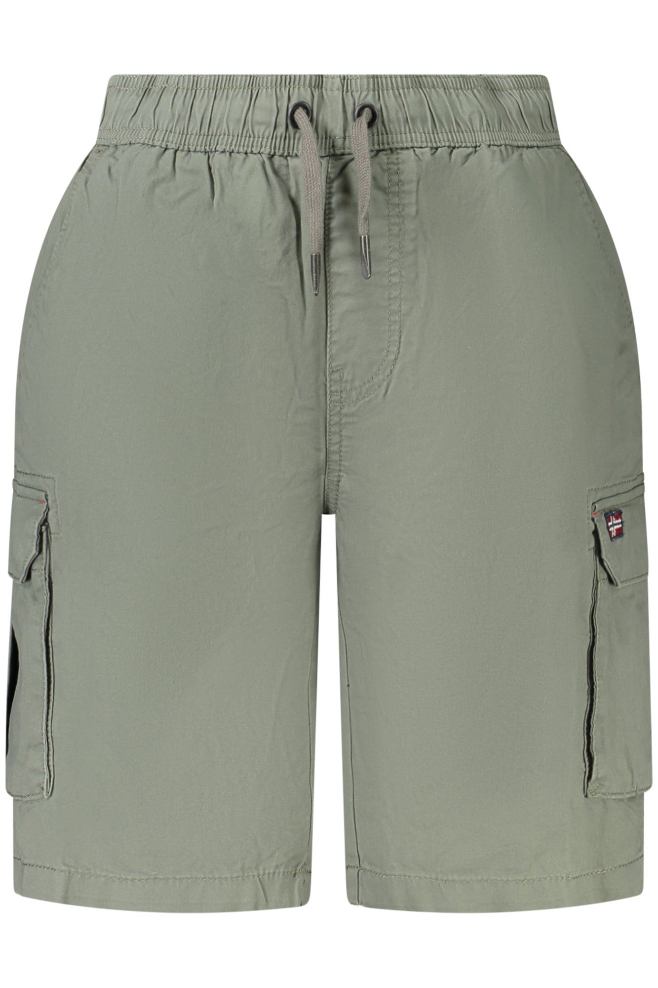 NORWAY 1963 Bermudashose Herren – Schwarze Cargo-Hose mit elastischem Bund Grün