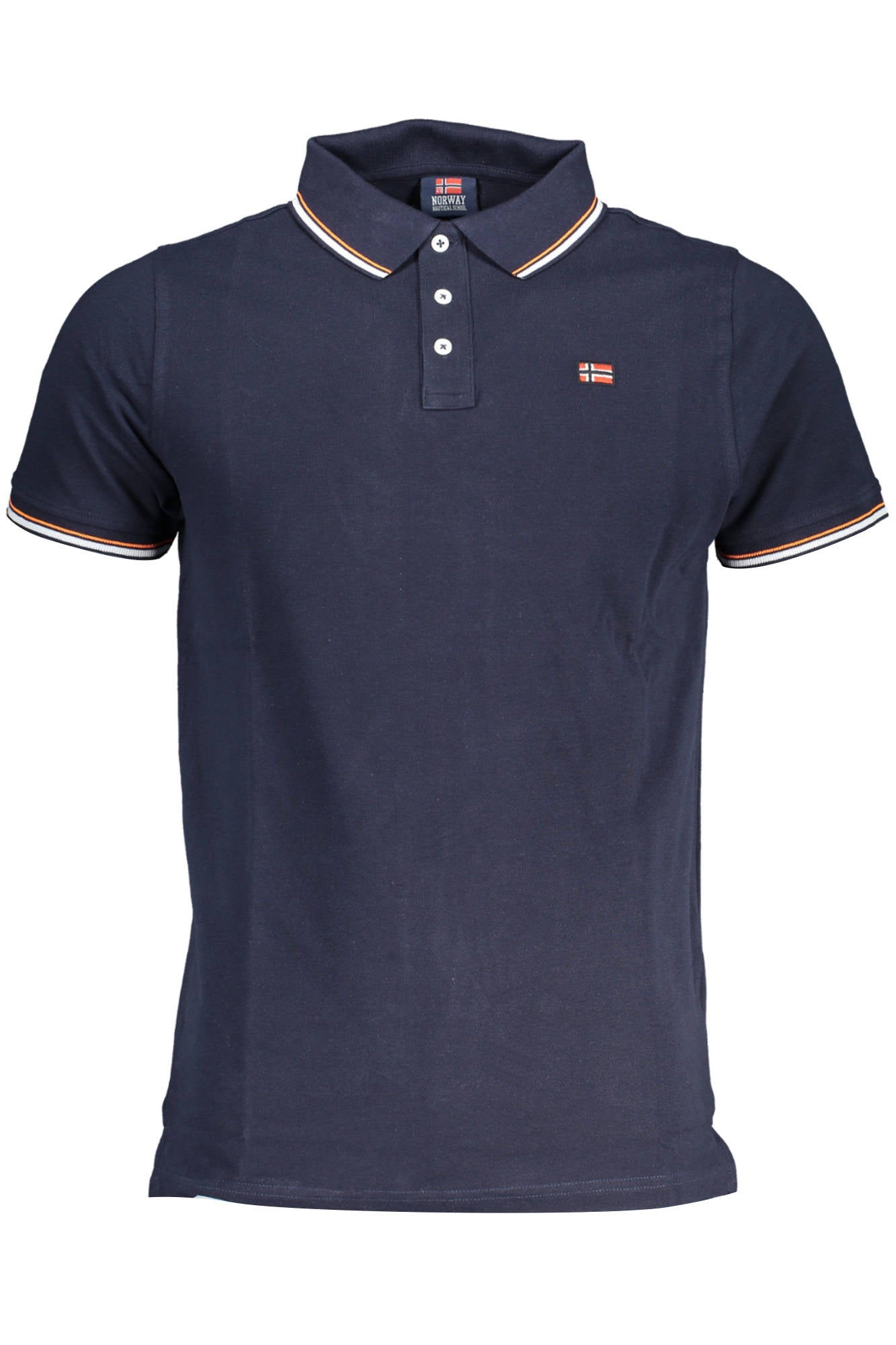 NORWAY 1963 Poloshirt Herren – Kurzarm-Polo Blau mit Kontrastdetails | soulluna.de Blau