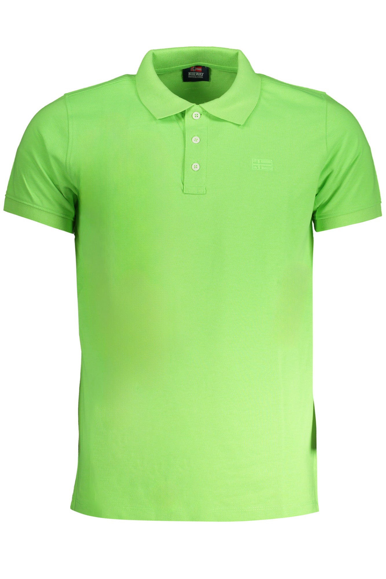 NORWAY 1963 Men's Polo Shirt – White Short-Sleeve Polo with Logo Embroidery Secondary image