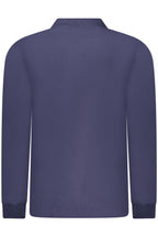 NORWEGEN 1963 HERREN-POLOSHIRT MIT LANGÄRMLIGEN ÄRMELN, BLAU