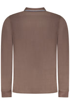 NORWEGEN 1963 HERREN-POLOSHIRT MIT LANGEN ÄRMELN, BRAUN