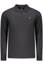 NORWEGEN 1963 HERREN-POLOSHIRT MIT LANGÄRMLIGEN ÄRMELN, SCHWARZ