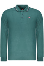 NORWEGEN 1963 HERREN LANGÄRMLIGES POLOSHIRT, GRÜN