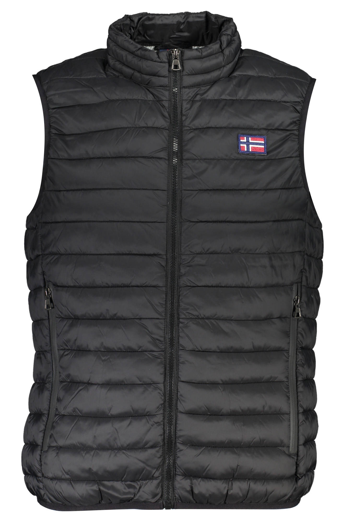 NORWAY 1963 Herren Weste – Daunenjacke, mit Taschen Schwarz