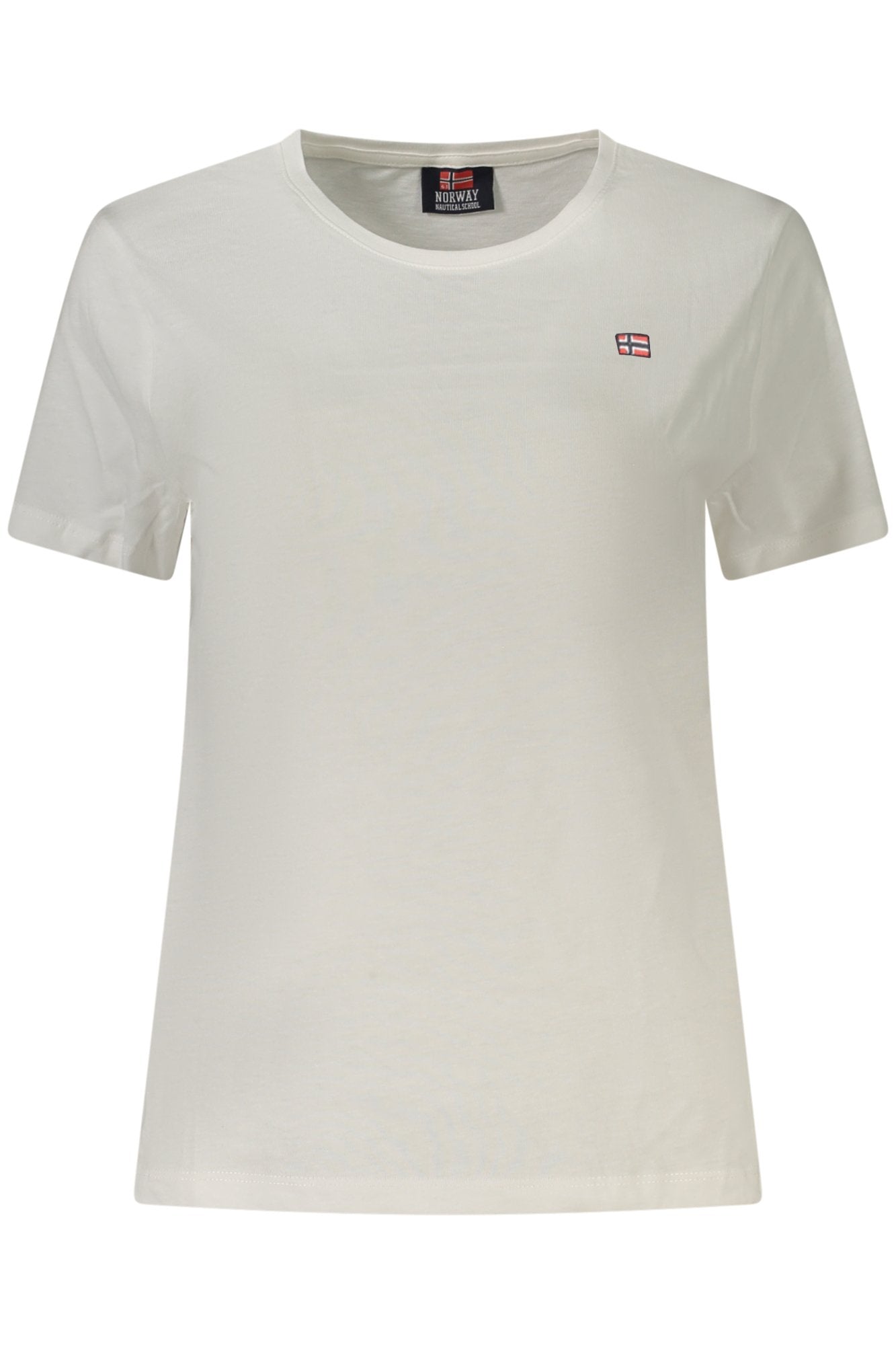 NORWEGEN 1963 DAMEN KURZARM T-SHIRT WEISS