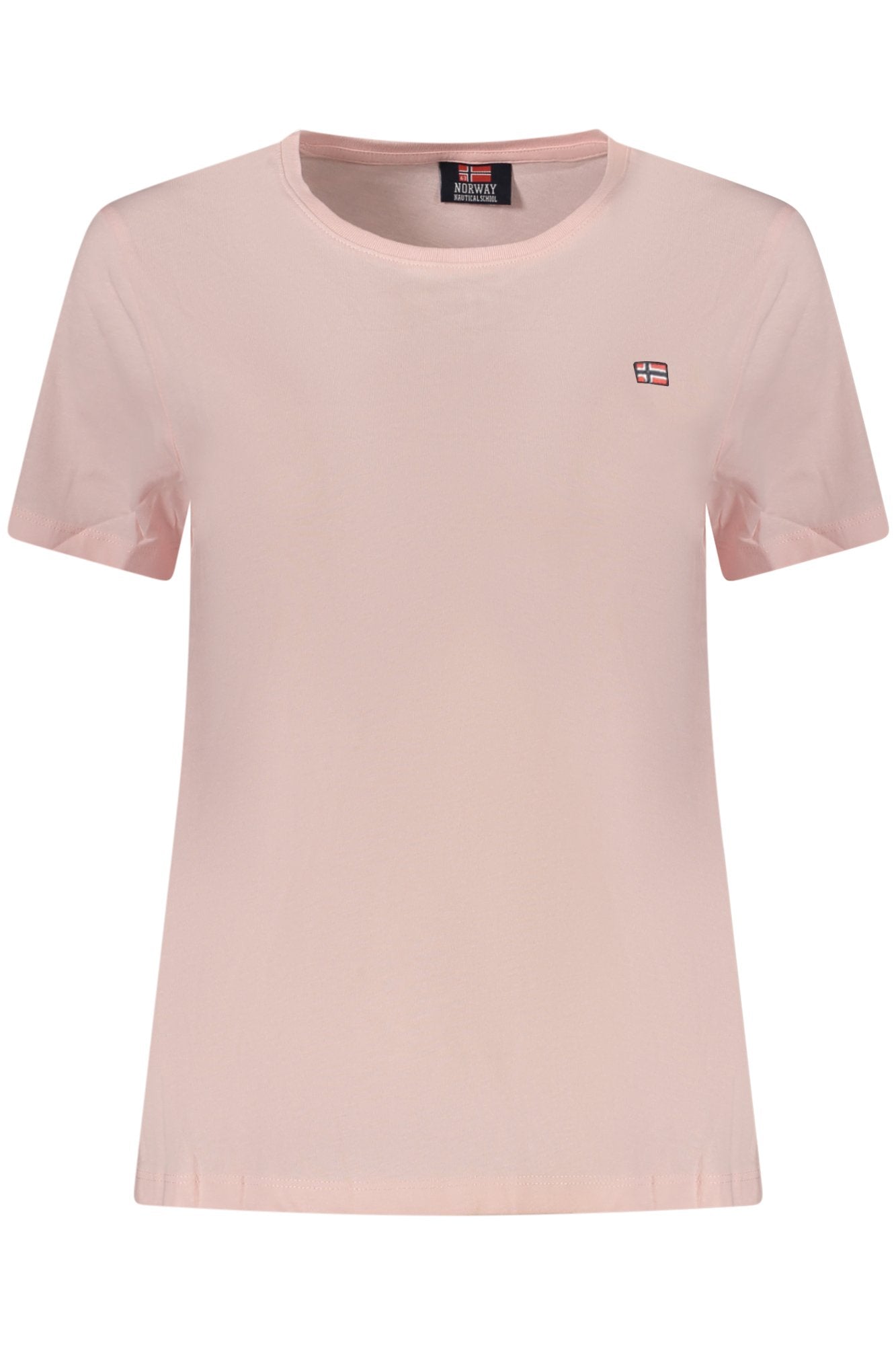 NORWEGEN 1963 ROSA KURZARM-T-SHIRT FÜR DAMEN Hauptbild
