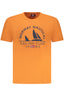 NORWAY 1963 T-Shirt Herren Grün – Kurzarm mit Logo-Druck für Frühjahr/Sommer Orange