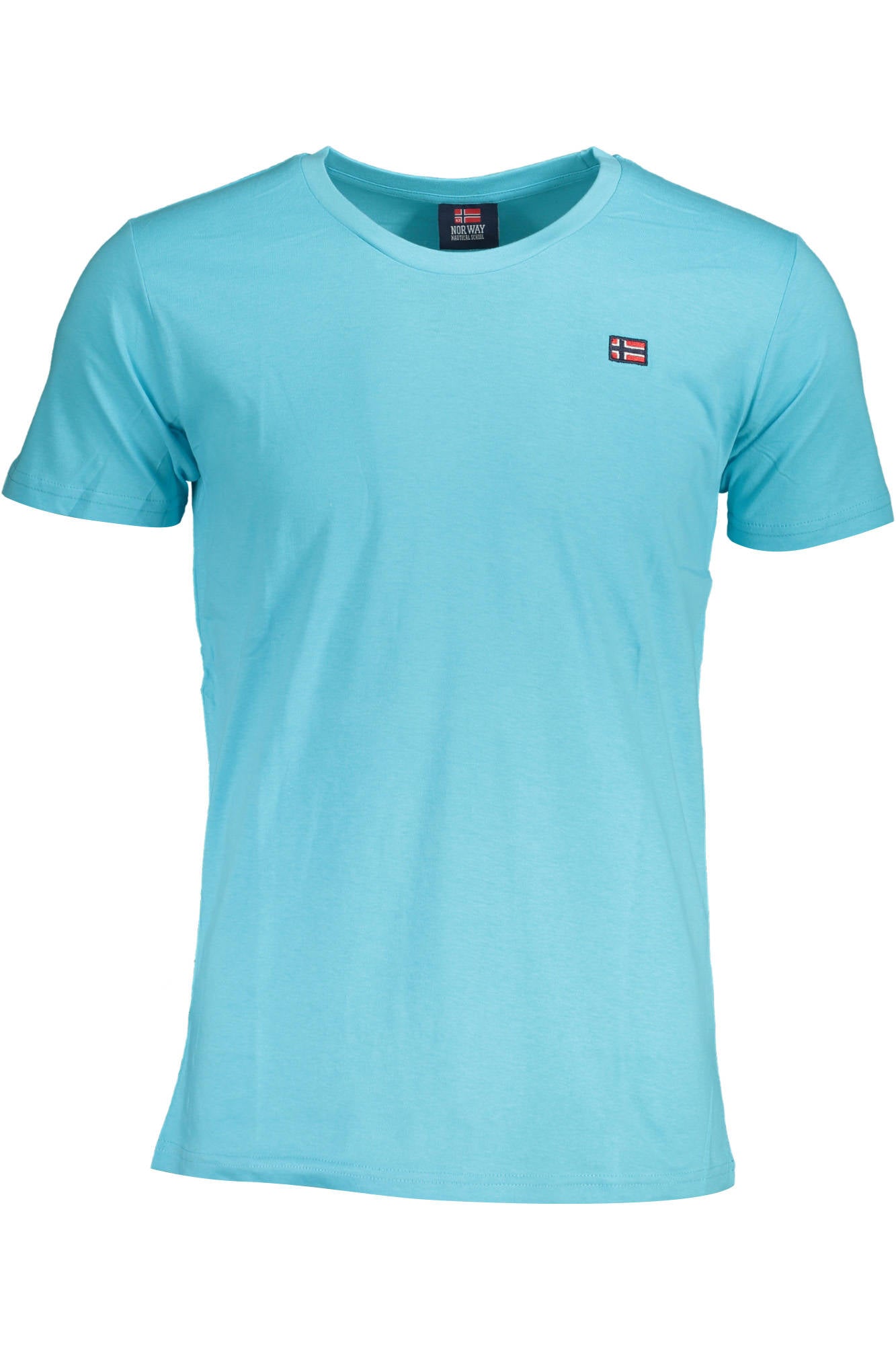 NORWAY 1963 T-Shirt Herren Kurzarm Blau – Baumwolle für Frühjahr/Sommer Hellblau Main image