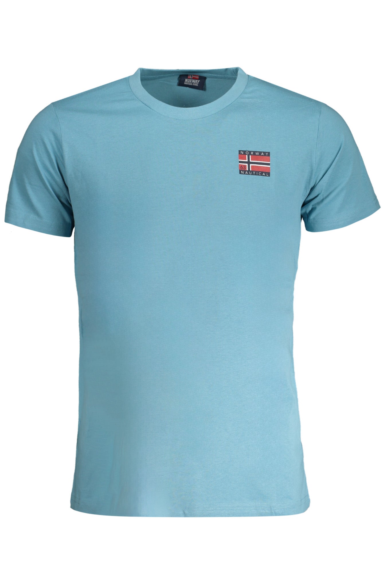 NORWAY 1963 T-Shirt Herren – Blaues Kurzarm-Shirt aus 100% Baumwolle Hellblau Hauptbild