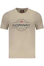 NORWEGEN 1963 HERREN KURZARM T-SHIRT BEIGE