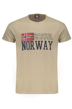 NORWEGEN 1963 BEIGES KURZARM-T-SHIRT FÜR HERREN