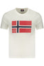 NORWAY 1963 T-Shirt Herren Kurzarm Grün – 100% Baumwolle für Frühjahr/Sommer Weiß