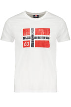 NORWEGEN 1963 WEISSES KURZARM-T-SHIRT FÜR HERREN