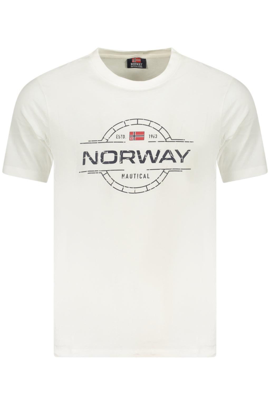 NORWEGEN 1963 HERREN KURZARM T-SHIRT WEISS