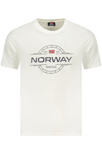 NORWEGEN 1963 HERREN KURZARM T-SHIRT WEISS