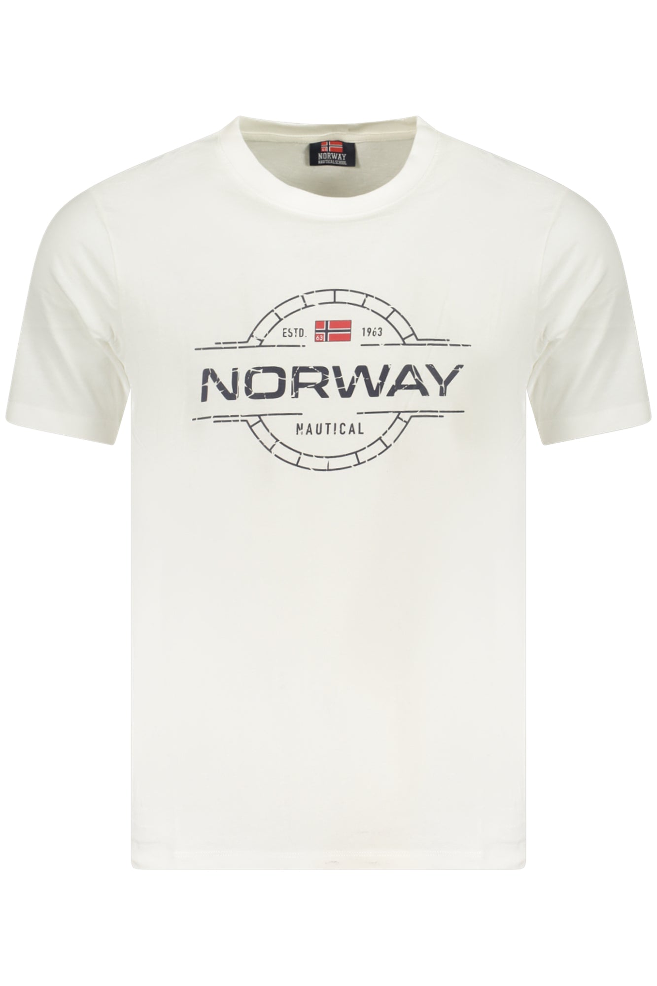 NORWEGEN 1963 HERREN KURZARM T-SHIRT WEISS