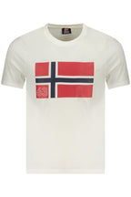 NORWEGEN 1963 HERREN KURZARM T-SHIRT WEISS