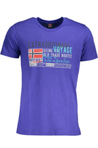 NORWEGEN 1963 BLAUES KURZÄRMELIGES HERREN-T-SHIRT