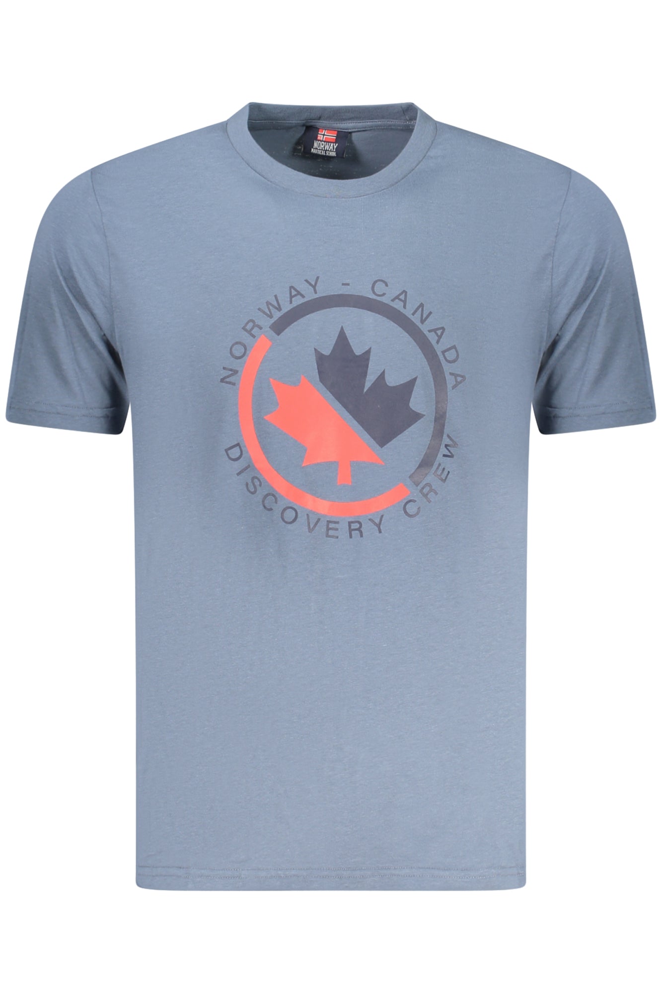 NORWAY 1963 Herren T-Shirt Blau – Kurzarm-Shirt aus 100% Baumwolle für Sommer Blau