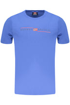 NORWEGEN 1963 HERREN KURZARM T-SHIRT BLAU