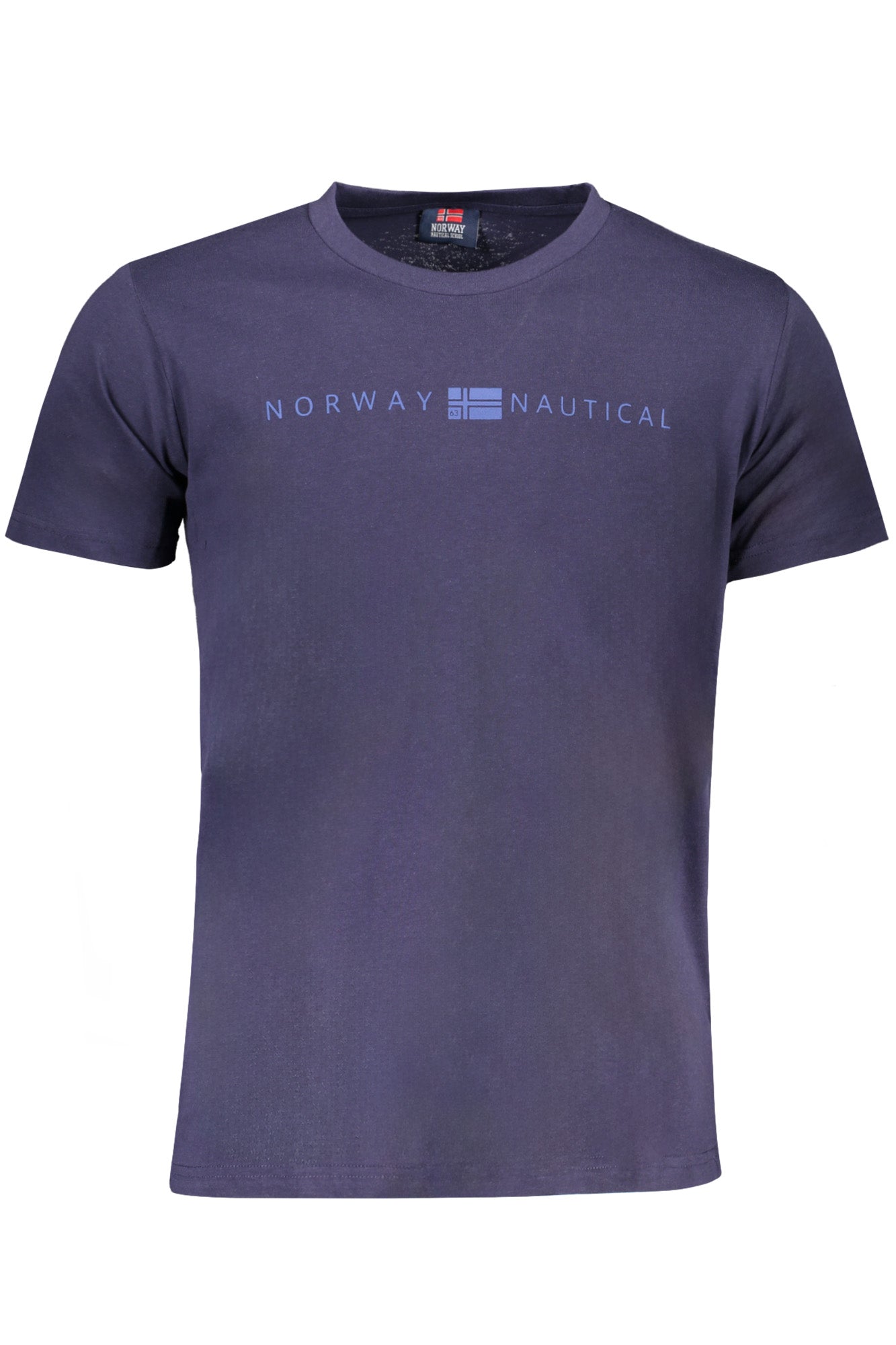 NORWAY 1963 T-Shirt Herren Kurzarm Blau – Baumwolle für Frühjahr/Sommer Blau