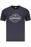 NORWEGEN 1963 HERREN KURZARM T-SHIRT BLAU