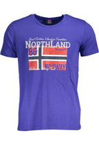 NORWEGEN 1963 HERREN KURZARM T-SHIRT BLAU