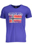 NORWEGEN 1963 HERREN KURZARM T-SHIRT BLAU