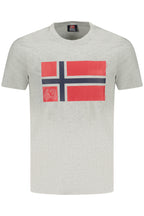NORWEGEN 1963 HERREN KURZARM T-SHIRT GRAU
