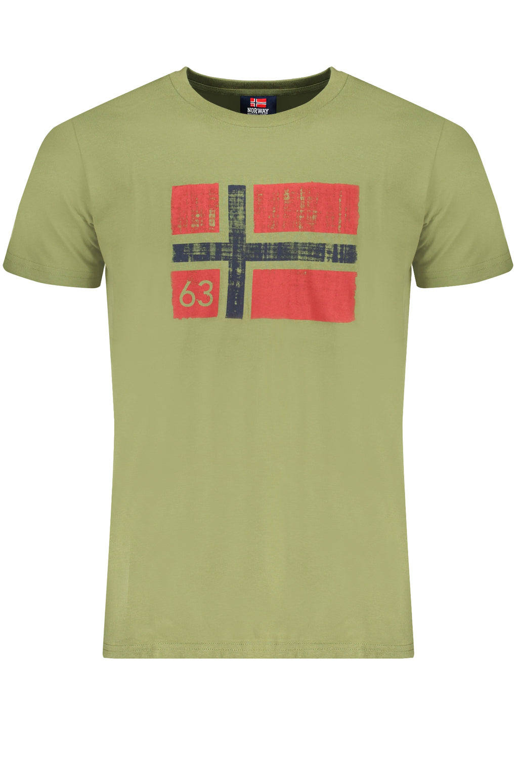 NORWEGEN 1963 GRÜNES KURZARM-T-SHIRT FÜR HERREN